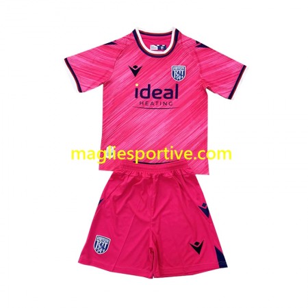 Completo Calcio West Bromwich Albion Bambino Divisa Terza 2024-2025